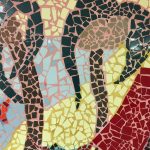 This is an image of the mural in the Pollock School foyer.